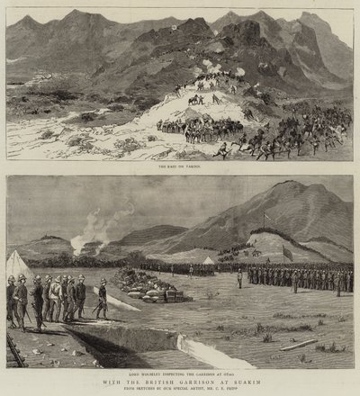 With the British Garrison at Suakim by Charles Edwin Fripp