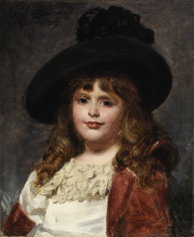 Laura at Seven, 1887 by Charles Emile Auguste Carolus Duran