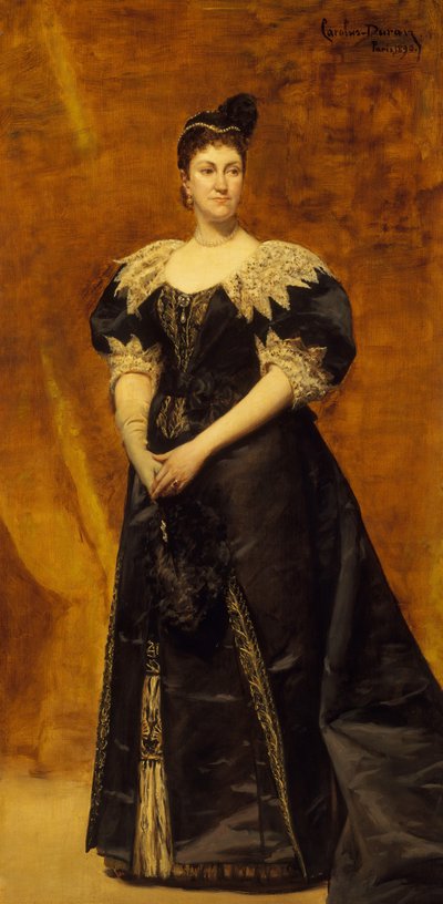 Mrs. William Astor Caroline Webster Schermerhorn by Charles Emile Auguste Carolus Duran