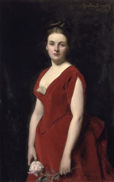 Portrait of Countess Anna Alexandrovna Obolenskaya 1861-1917, 1887 by Charles Emile Auguste Carolus Duran