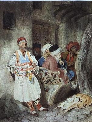 An Alley in Constantinople by Charles Emile Callande de Champmartin