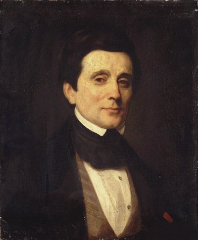 Portrait of Emile Deschamps by Charles Emile Callande de Champmartin