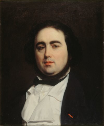 Portrait of the Writer Jules Janin by Charles Emile Callande de Champmartin