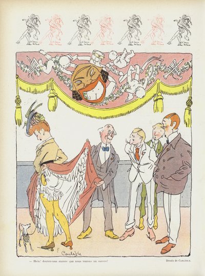 Illustration for Le Rire by Charles Emile Egli