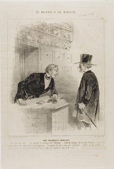 A Pharmacy for Every Need (Plate 24) by Charles Emile Jacque