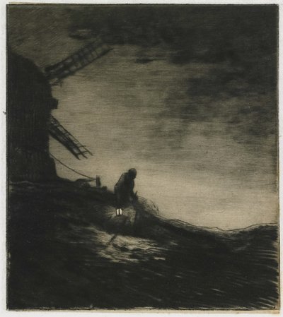 The Mill, 1848 by Charles Emile Jacque