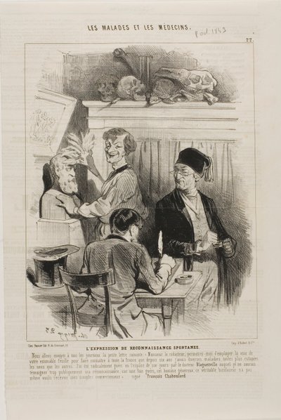 The Unsolicited Expression of Gratitude (plate 22) by Charles Emile Jacque