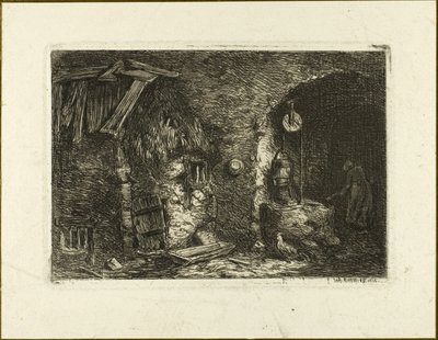 The Well by Charles Emile Jacque