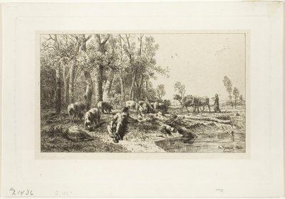 Winter by Charles Emile Jacque