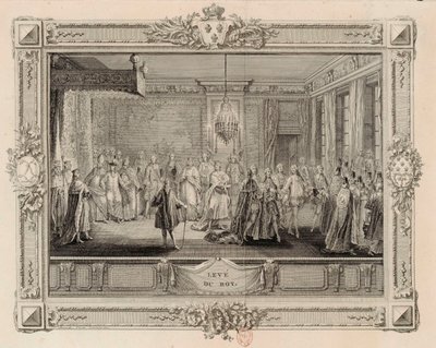 The levee of King Louis XVI, 1774-1775 by Charles Emmanuel Patas