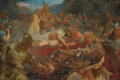 Death of a Viking Warrior by Charles Ernest Butler