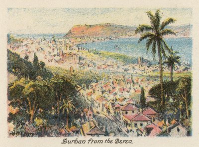South Africa: Durban from the Berea by Charles Ernest Peers