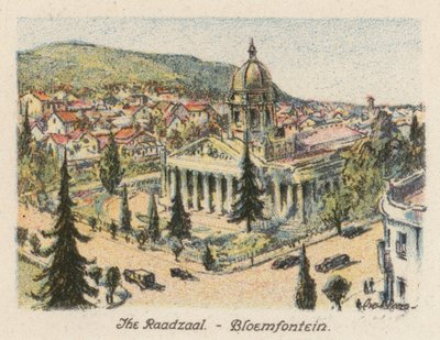 South Africa: The Raadzaal, Bloemfontein by Charles Ernest Peers