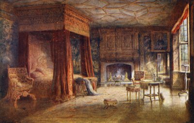 Knole House: Spangled Bedroom by Charles Essenhigh Corke