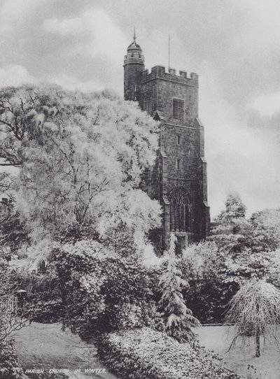 Sevenoaks: Parish Church in Winter by Charles Essenhigh Corke