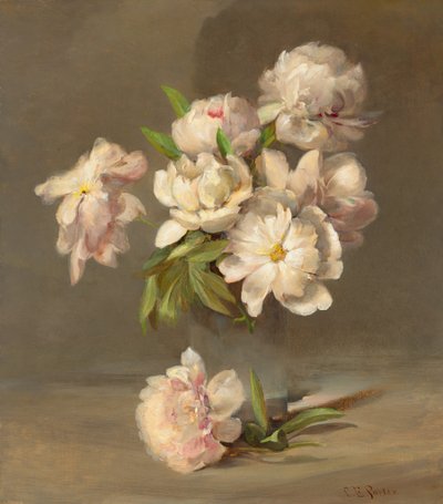 Peonies in a Vase, c.1885 by Charles Ethan Porter