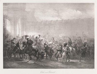 Entry of the Tuileries by Charles Etienne Pierre Motte