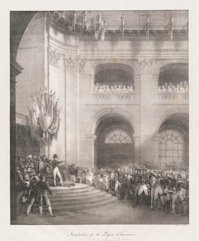 Formation of Legion of Honor, Early 19th Century by Charles Etienne Pierre Motte