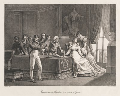 Josephine Renouncing Her Rights, early 19th century by Charles Etienne Pierre Motte