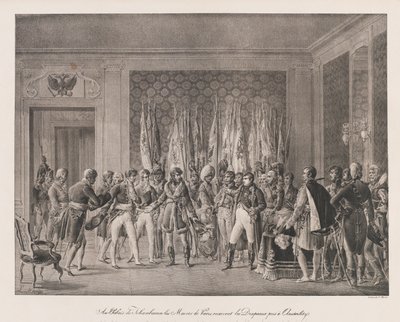 Maires of Paris Receiving Flag of Austerlitz by Charles Etienne Pierre Motte