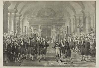 Napoleon in the Chamber of Deputies, from the Political and Military Life of Napoleon by Charles Etienne Pierre Motte