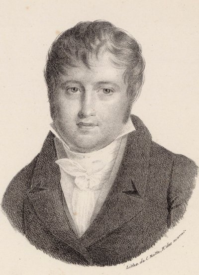 Portrait of the Composer Nicolò Isouard by Charles Etienne Pierre Motte