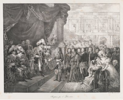 Reception by the Directoire by Charles Etienne Pierre Motte