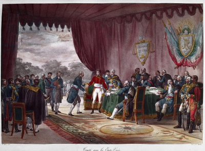The Signing of the Treaty of Mortefontaine, 30th September 1800 by Charles Etienne Pierre Motte