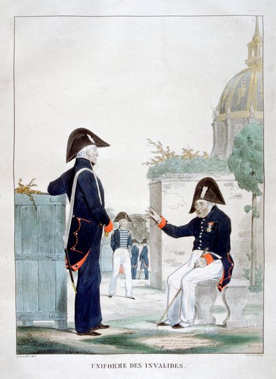 Uniform of the Invalides, France by Charles Etienne Pierre Motte