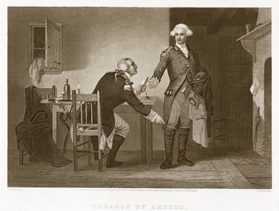 Treason of Arnold, pub. 1874 by Charles F Blauvelt 1824 1900.