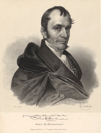 John Dean Dickinson by Charles Fenderich