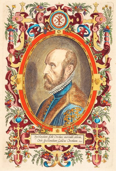 Portrait of Abraham Ortelius, 1579 by Charles Fenderich
