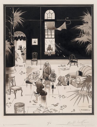 Club Life in America, the Picnickers, before 1933 by Charles Forbell