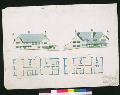 House to be built at Gartmel Fell Gillhead, Windermere for J.W. Buckley Esquire by Charles Francis Annesley Voysey
