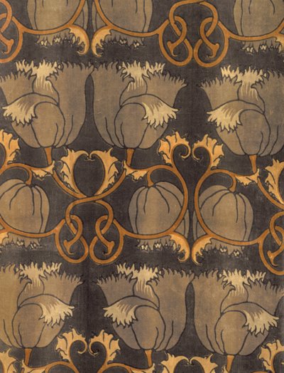 Poppies, manufactured by G.P. & J Baker, c.1888 (detail) by Charles Francis Annesley Voysey