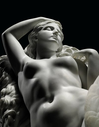 A Life-Size Figure of Rhodopis on Plinth by Charles Francis Fuller