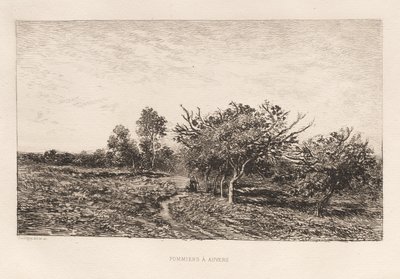 Apple Trees at Auvers by Charles Francois Daubigny