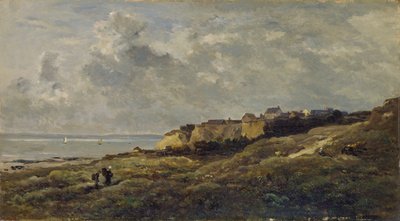 Coastal Landscape in Normandy by Charles Francois Daubigny