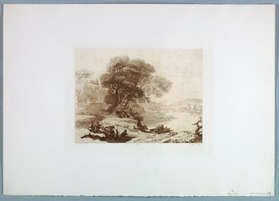 Landscape (After Claude Lorraine), 1849 by Charles Francois Daubigny