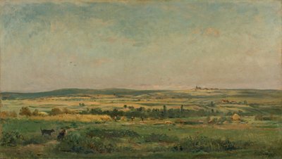 Grain Harvest by Charles Francois Daubigny