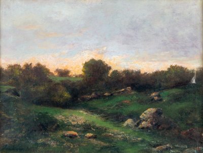 Landscape at Barbizon by Charles Francois Daubigny