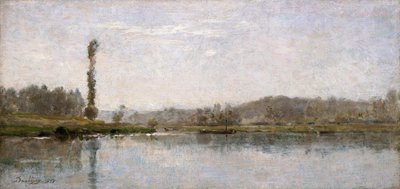 Morning on the Oise, Auvers by Charles Francois Daubigny