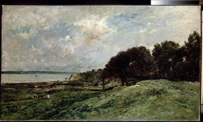 The Seashore near Villerville by Charles Francois Daubigny