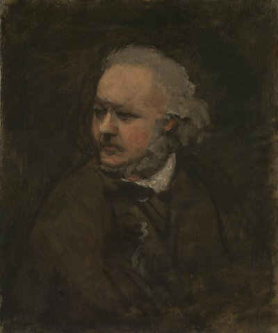 Portrait of the painter Honoré Daumier by Charles Francois Daubigny