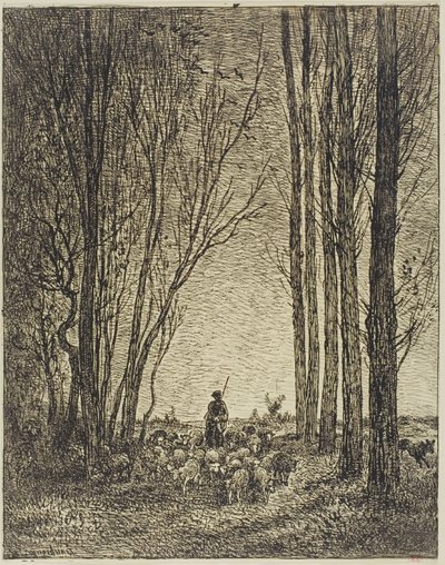 Return of the Flock by Charles Francois Daubigny
