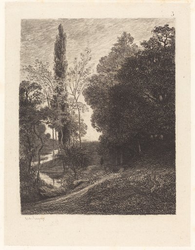 The Banks of the Cousin by Charles Francois Daubigny