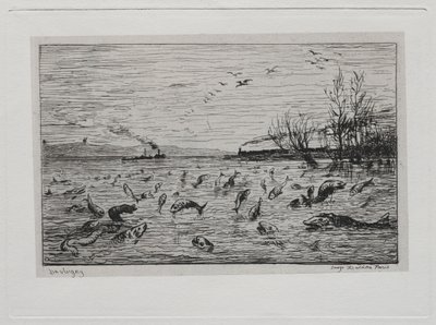 The Boat Trip: Rejoicing of the Fish at the Departure of the Cabin Boy (The Fish) by Charles Francois Daubigny