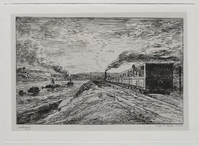 The Boat Trip: The Departure The Return by Charles Francois Daubigny