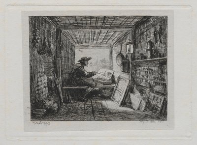 The Boat Trip: The Studio on the Boat by Charles Francois Daubigny