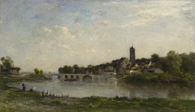 The Bridge between Persan and Beaumont-sur-Oise, 1867 by Charles Francois Daubigny